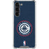 NBA Los Angeles Clippers Distressed Blue Galaxy S24 FE Clear Case